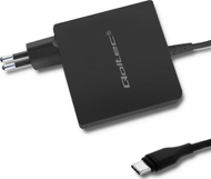 Karikues me prizë Qoltec Mains Power Supply, 90W, USB C, i zi