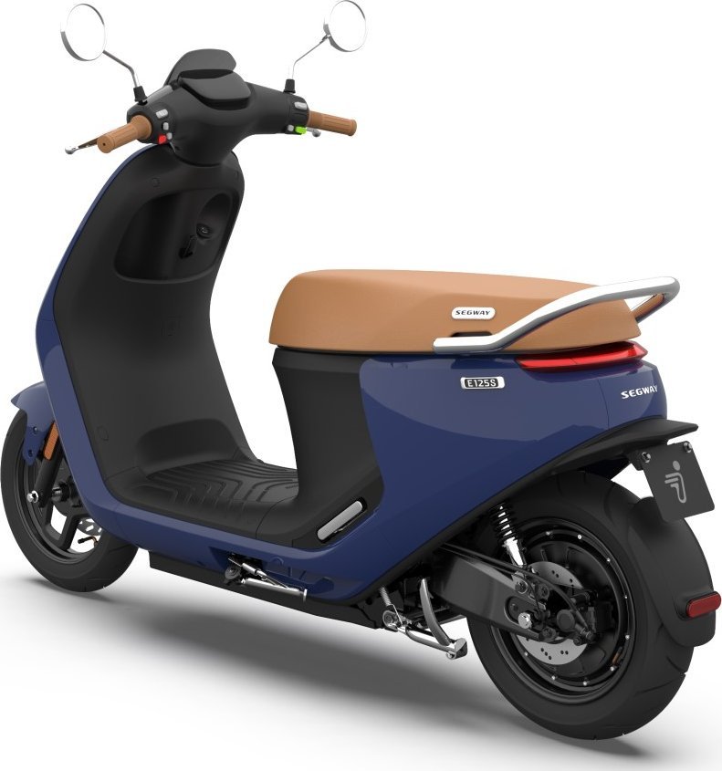 Skuter elektrik Segway Ninebot E125S, 45 km/h, dy bateri, blu