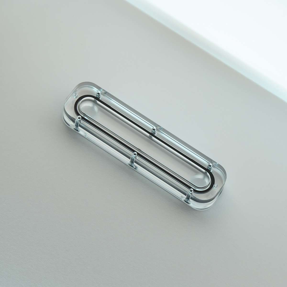 Rezervuar ftohjeje uji Stealkey Customs Cubetube, 120mm, akrilik, transparent