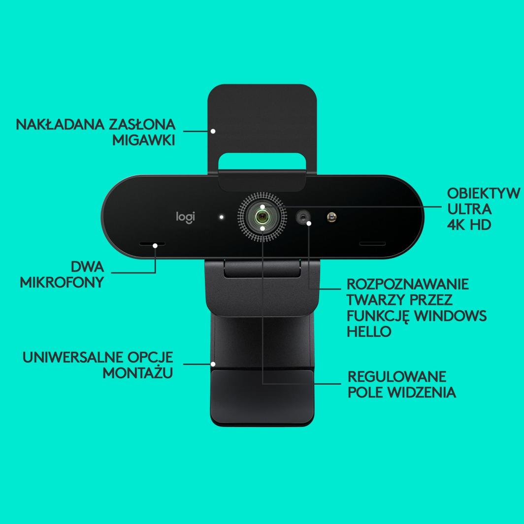 Kamera kompjuterike Logitech Brio 4K Stream (960-001194)