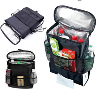 Çantë ftohëse makine AMiO 03129, montim në mbështetëse koke, e zezë