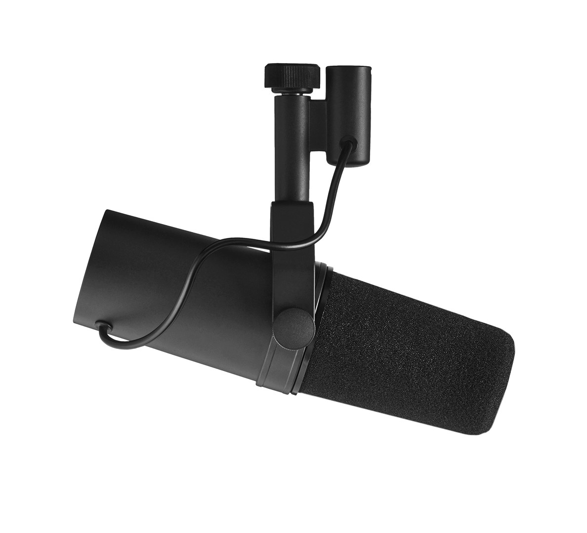 Mikrofon dinamik Shure SM7B, për vokal dhe podcast, i zi