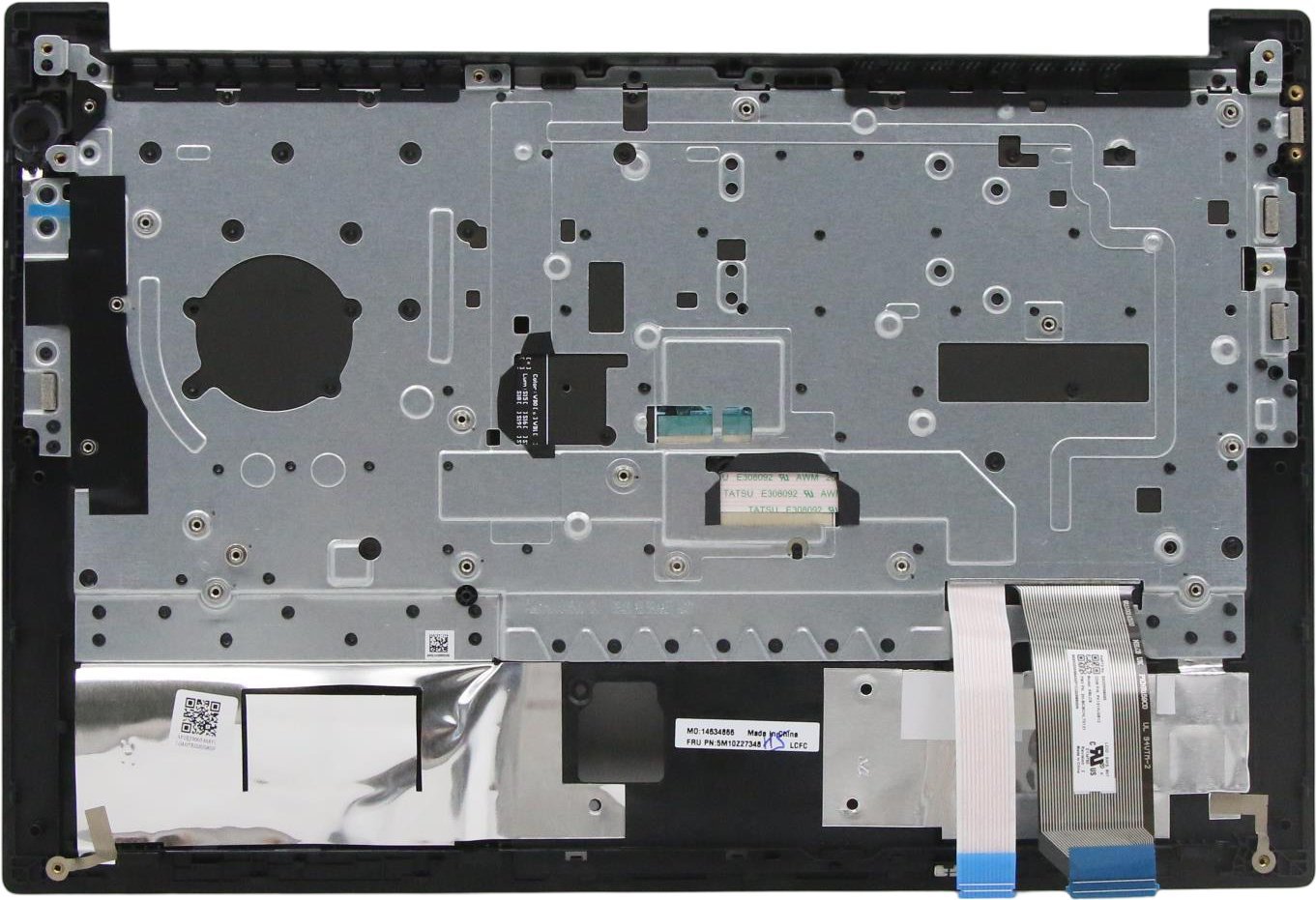 Mbulesë me tastierë për laptop Lenovo 5M10Z27384, pjesë origjinale, e zezë