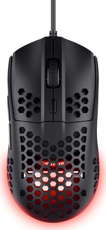 Maus gaming Trust GXT 928 Helox, 6400 DPI, RGB, i zi