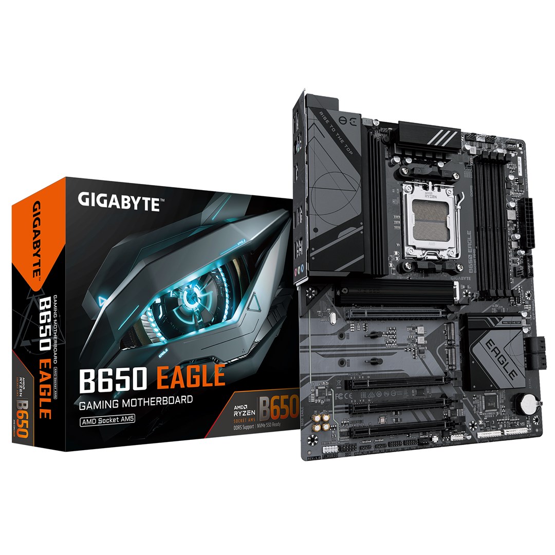 Pllakë amë GIGABYTE B650 EAGLE AMD Ryzen 9000 CPUs, 7600MHz