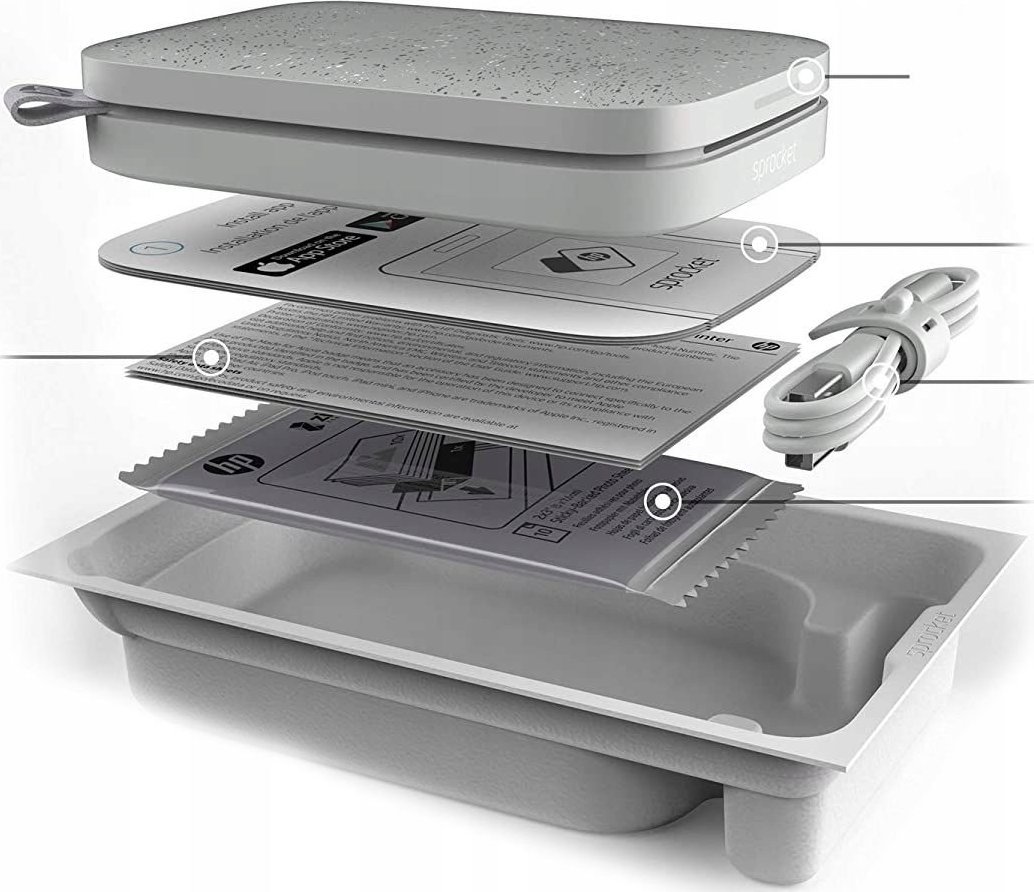 Printer për fotografi HP Sprocket, vjollcë