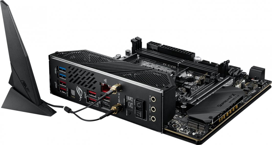 Pllakë Amë Asus ROG CROSSHAIR VIII IMPACT X570 - AM4, DDR4, PCIe 4.0, e zezë