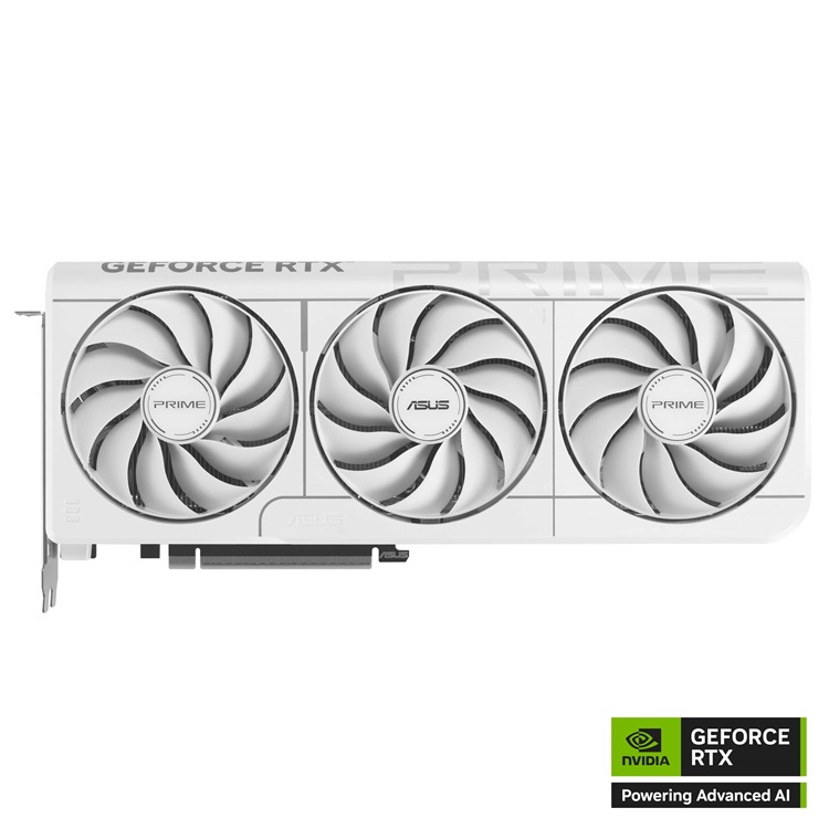 Kartë grafike ASUS Prime RTX5070 O12G WHITE, NVIDIA GeForce RTX 5070, 12GB GDDR7, e bardhë