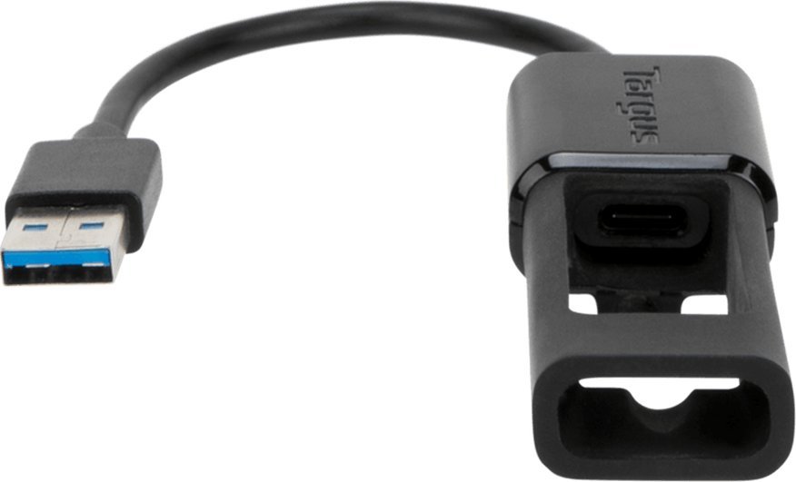 Kabllo USB A në USB C Targus, 10 cm, USB 3.0, e zezë