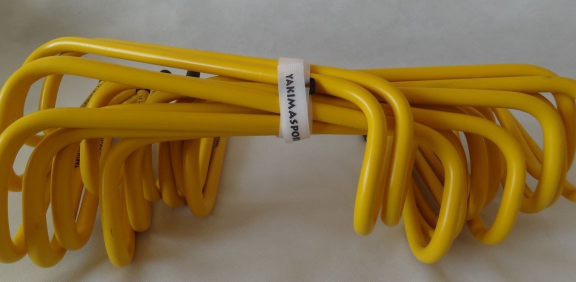 Shirit lidhës Velcro YakimaSport, për transport dhe ruajtje pajisjesh, i zi