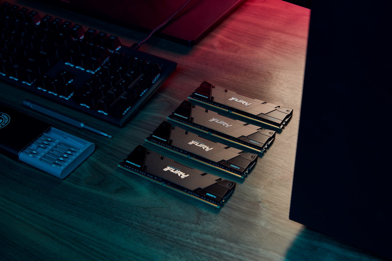 Ram desktop Kingston Fury Renegade KF436C16RB12/16, 16GB, DDR4 3600MT/s, i zi