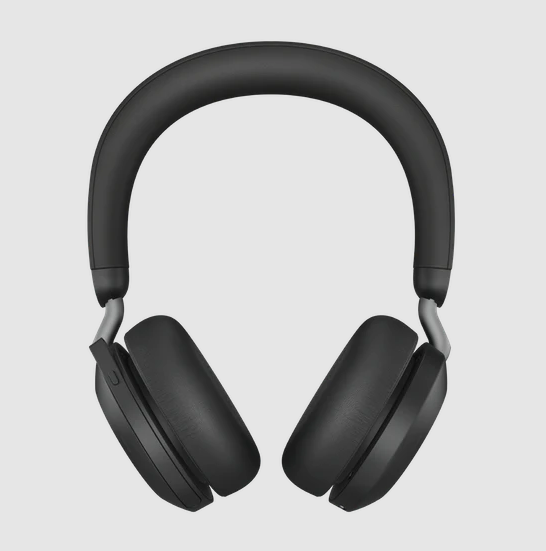 Kufje Jabra Evolve2 75 MS Stereo, USB C, me qëndro tavoline, të zeza