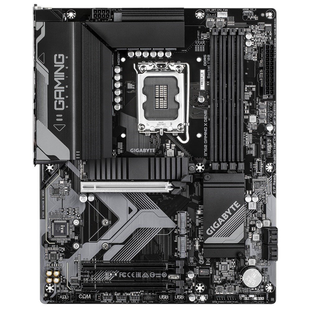 Pllakë amë Gigabyte B760 Gaming X Gen5, DDR5, 3x M.2, ATX