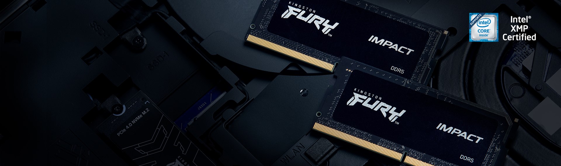 Memorie RAM Kingston FURY Impact, 32GB, DDR5, 5600MT/s, SODIMM, e zezë
