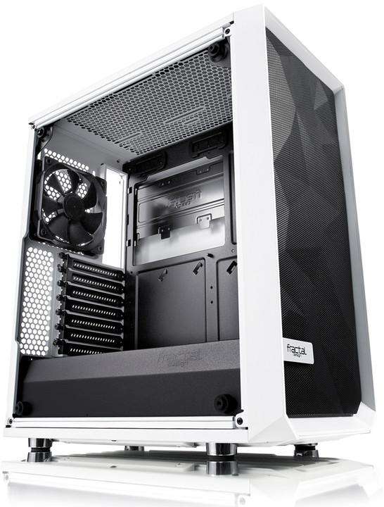 Кутија за компјутерски Fractal Design Meshify C, со стакло, бело