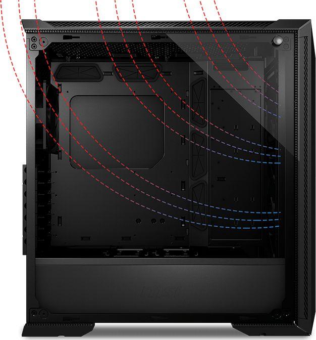 Kasë MSI MPG Gungnir 100, Midi Tower