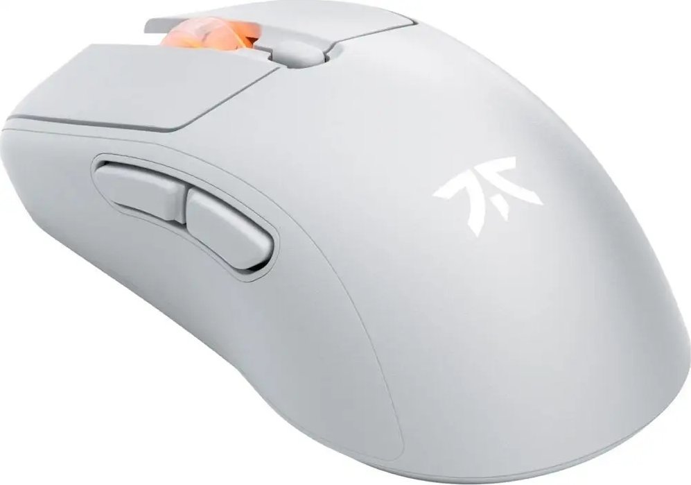 Maus gaming FNATIC Bolt Wireless, optik RGB, pa tela, i bardhë
