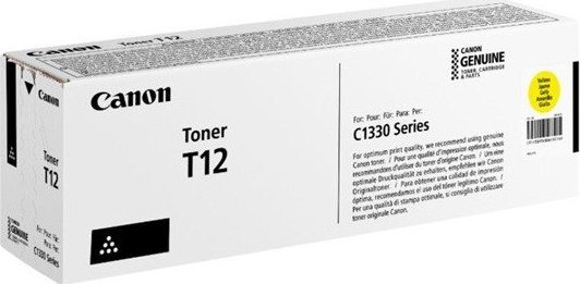 Toner Canon T12, për Canon i SENSYS X C1333, i verdhë, origjinal