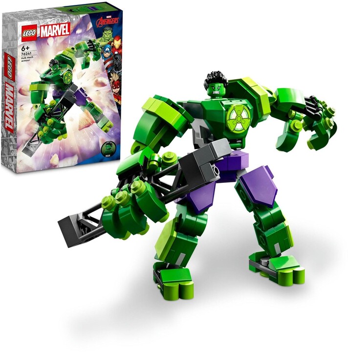 Set LEGO® Marvel 76241 Hulk in robotic armour, 138 pjesë