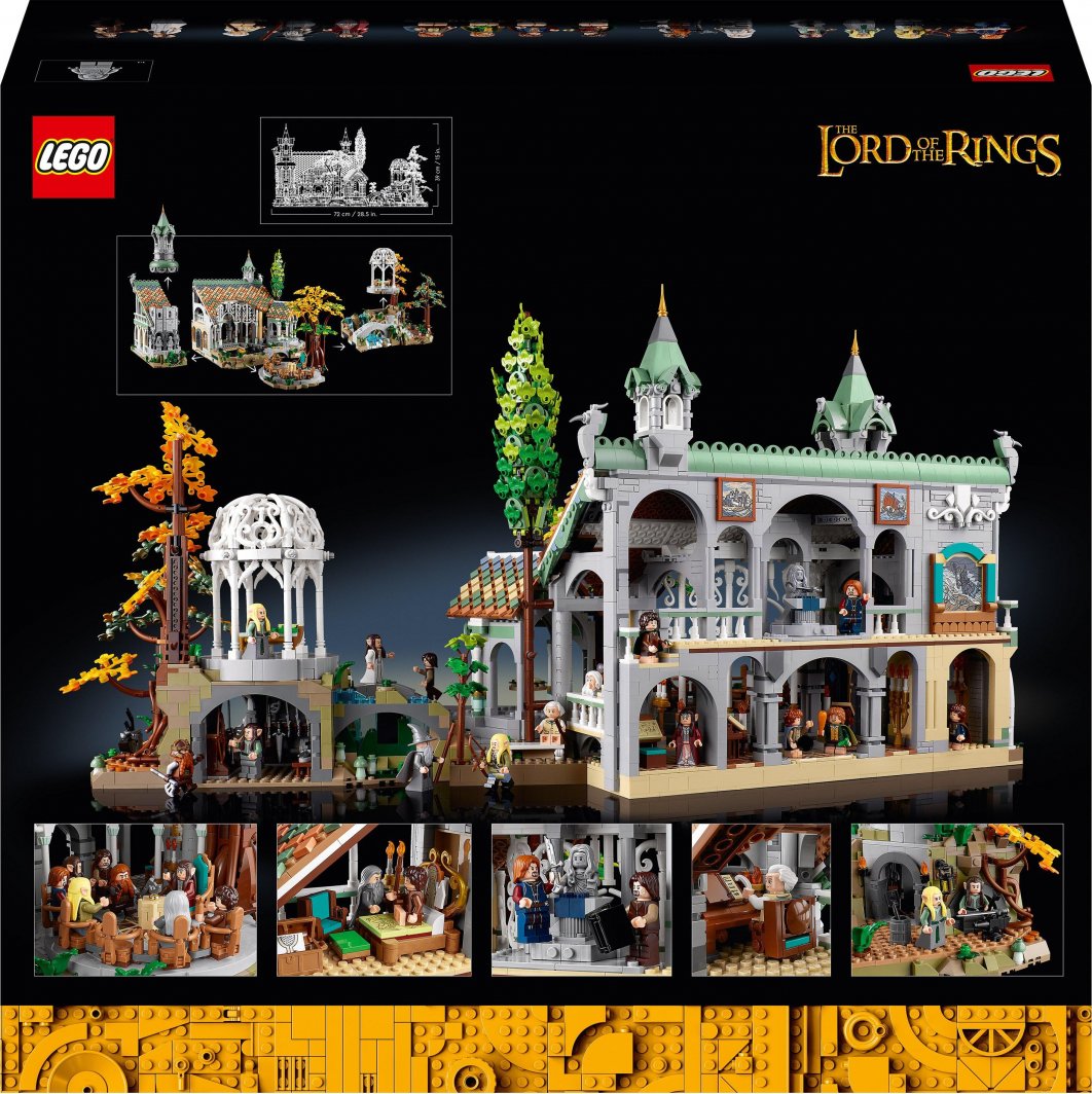 Set LEGO® Icons 10316 The Lord of the Rings: Rivendell, 6167 pjesë