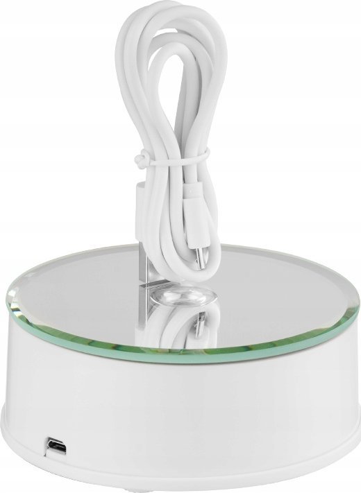 Platformë rrotulluese FreePower MI, 14x4.5cm, me USB, e bardhë