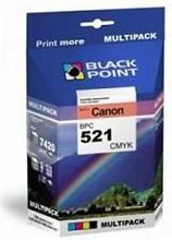 Toner Black Point BPC 521 / CLI-521, e kaltër/vjollcë/verdhë/zi