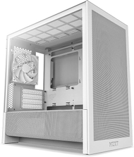 Kutia PC NZXT H3 Flow, Micro ATX, xham i temperuar, e bardhë