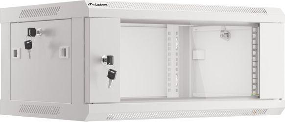 Kabinet për server Lanberg WF01-6404-10S, 19", i bardhë