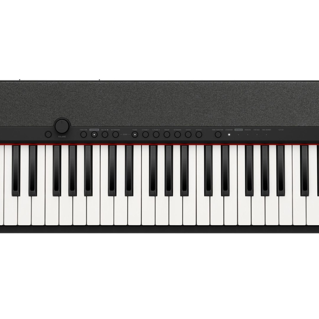 Tastierë Casio Casiotone CTS1, 61 taste, Touch Sensitive, e zezë