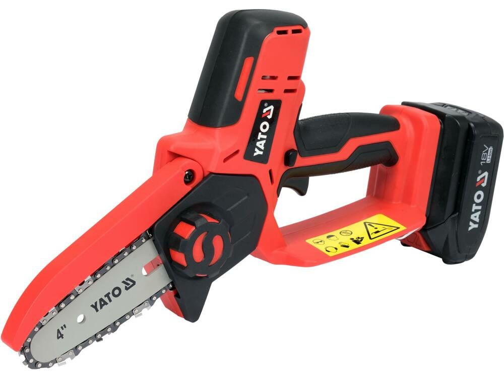 Sharrë zinxhiri pa kabëll Yato YT-828135, 18 V, shufër 10 cm, e kuqe