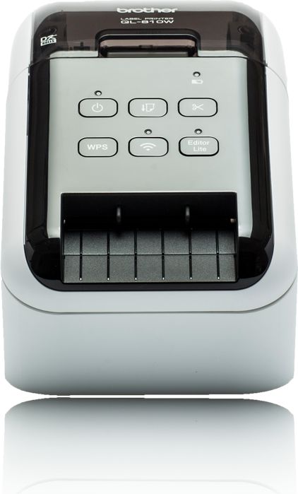 Принтер за етикети Brother QL-810W, термички, Wi-Fi, бел