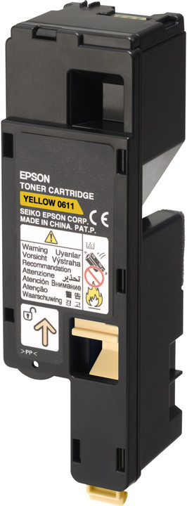 Toner Epson C13S050611, i verdhë
