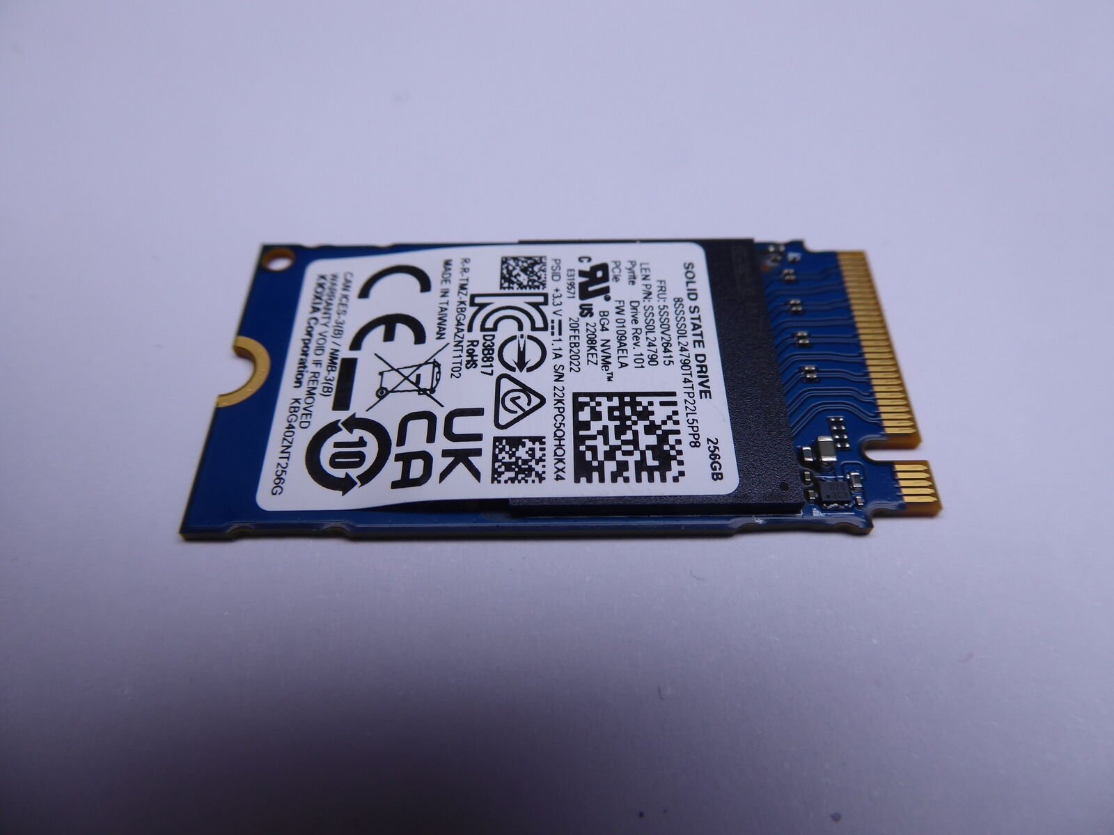 SSD M.2 Lenovo 256GB, PCIe NVMe, për laptop