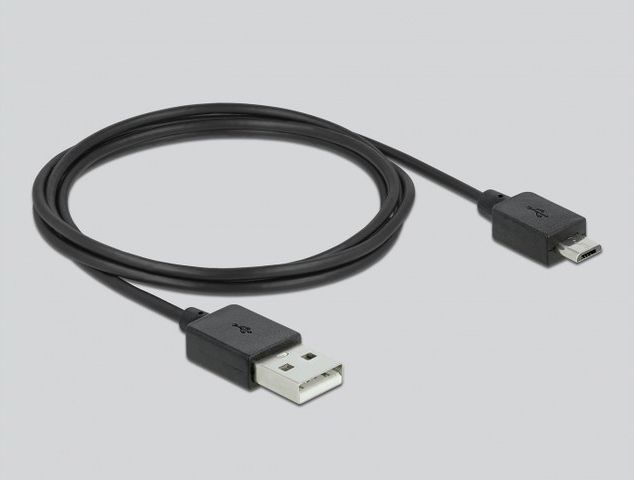 Adapter USB Delock 63251, HDMI në USB C, 4K 60Hz, i zi