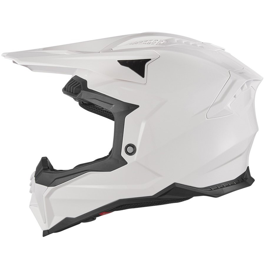 Helmetë motocross Nox N634 2025, ECE 22.06, e bardhë