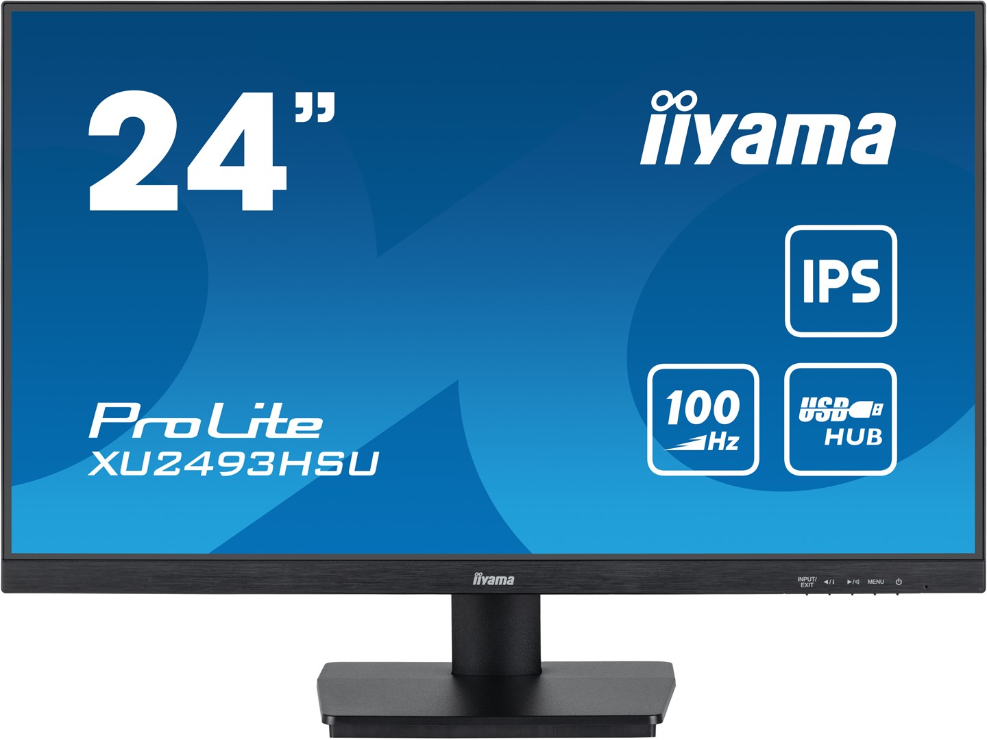 Monitor iiyama ProLite XU2493HSU-B6, 24", 1920 x 1080, 100 Hz, i zi