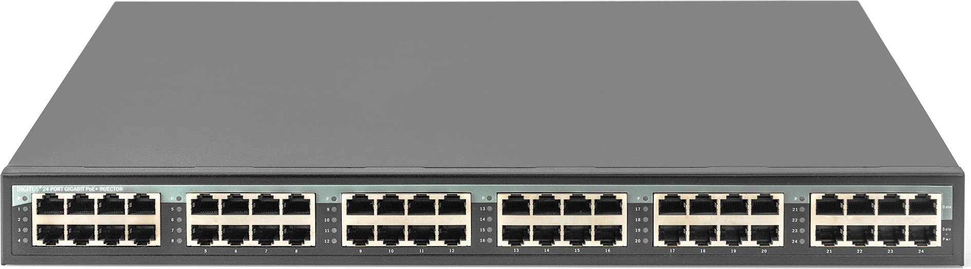 Injector PoE Digitus, 24 porte, Gigabit, 370W