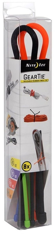 Set lidhëse kabllosh Nite Ize Gear Tie 12", shumëngjyrëshe
