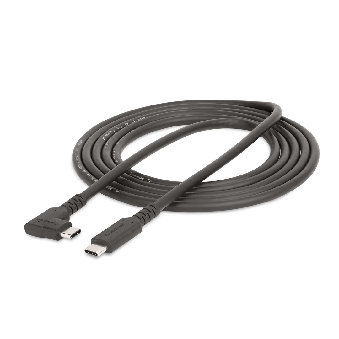 Kabllo USB-C StarTech, 2m, 100W, 4K@60Hz, e zezë