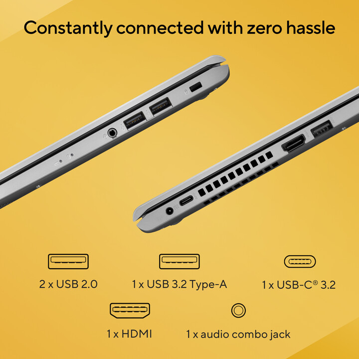 [OUTLET] Laptop ASUS VivoBook 15 (X1500, 11th gen Intel), 15.6 ", Intel Core i5, 16GB RAM, 512GB SSD, Intel Iris Xe Graphics, i argjendtë				