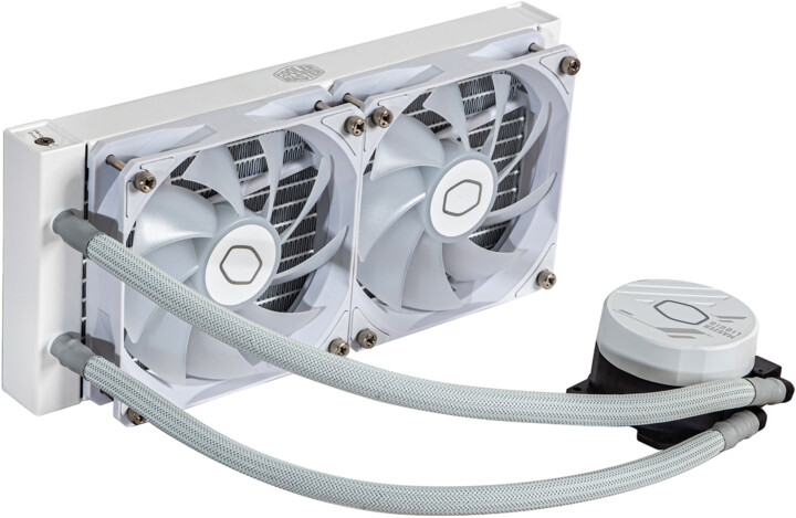 Ftohës Cooler Master MasterLiquid ML240L Core ARGB, i bardhë