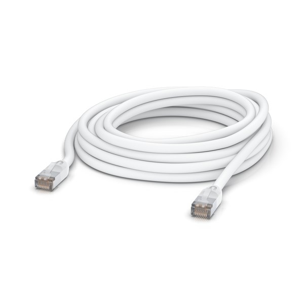 Kabllo rrjeti Ubiquiti UACC-CABLE-PATCH-OUTDOOR-8M-W, Cat5e, 8m, e bardhë