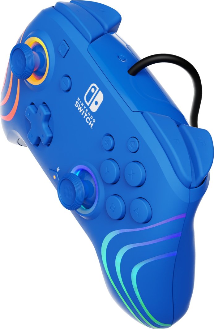Kontrolleri PDP Afterglow Wave, RGB, i kaltër