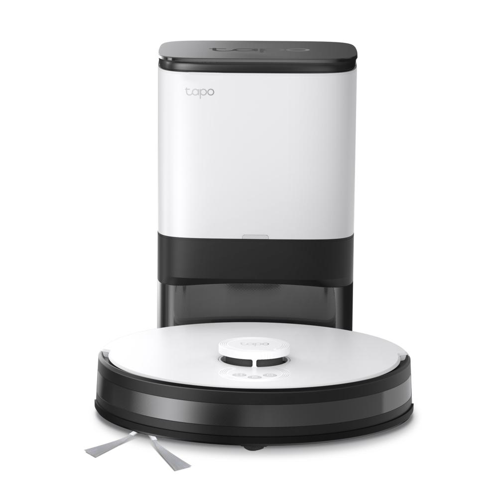 Robot fshesë TP-Link Tapo RV30 Plus, stacion vetëzbrazës, LiDAR, zi gri bardhë