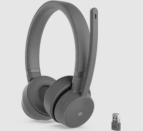 Kufje Lenovo Go Wireless ANC, Wireless, të hirta