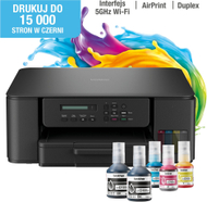 Инкџет печатач Brother DCP-T530DW, 3 во 1, безжичен, црн