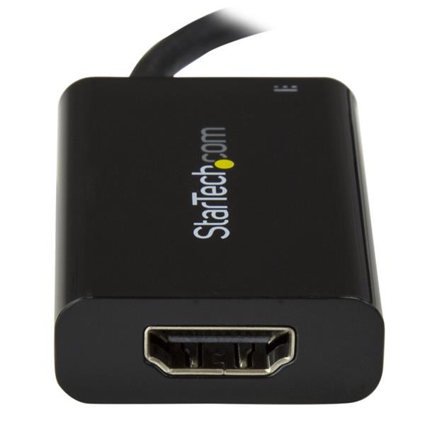 Pреобразувач USB-C во HDMI 2.0 StarTech.com, 4K 60Hz, 60W PD, црн