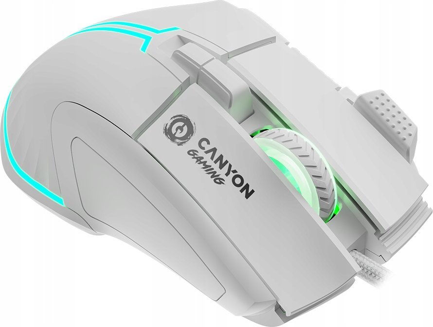 Maus gaming Canyon Fortnax GM-636, 20000 DPI, USB, me ndriçim RGB, i zi