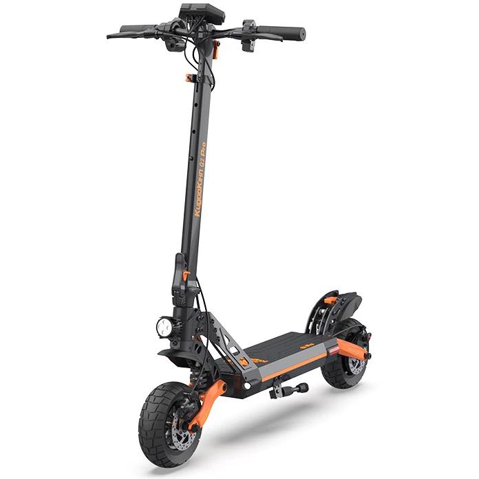Skuter elektrik Kukirin G2 Pro, motor 600W, bateri 48V 15Ah, e zezë portokalli
