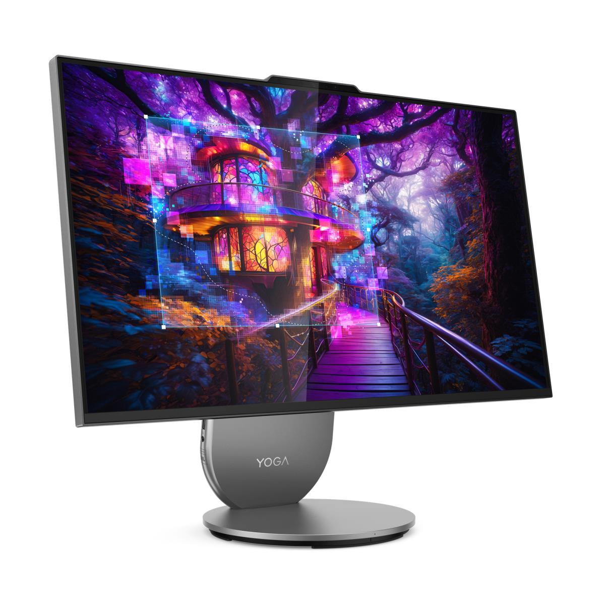 Monitor Lenovo PC AIO Yoga 27IAH10, 27'', 2560x1440, Integrated Intel Arc 140T GPU, i hirtë